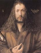 Albrecht Durer Self-protrait in a Fur-Collared Robe oil painting artist